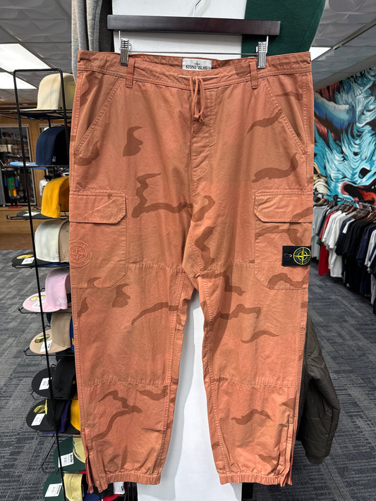 Supreme x Stone Island Cargo Pants Coral Camo