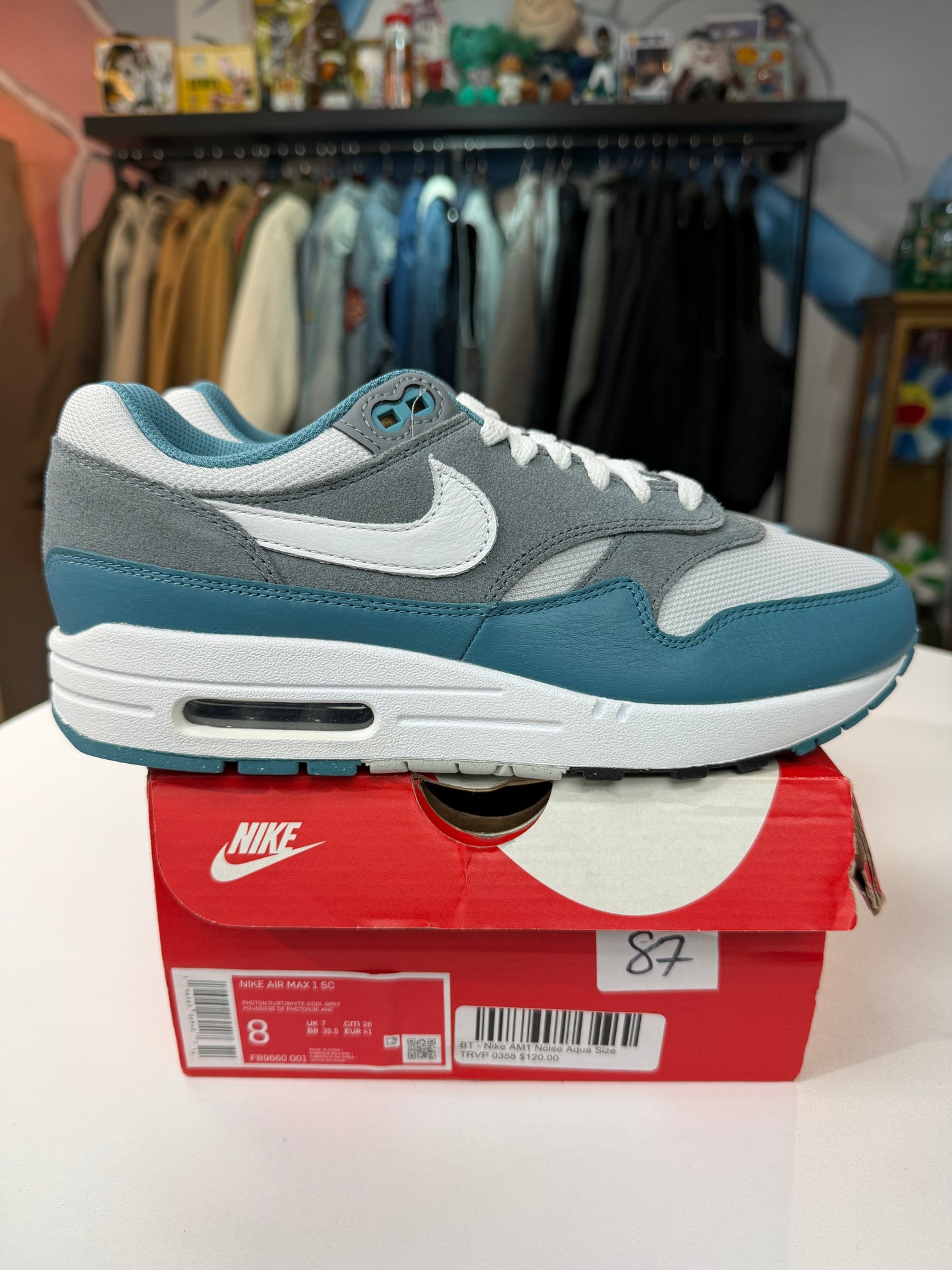 New Air Max 1 Noise Aqua