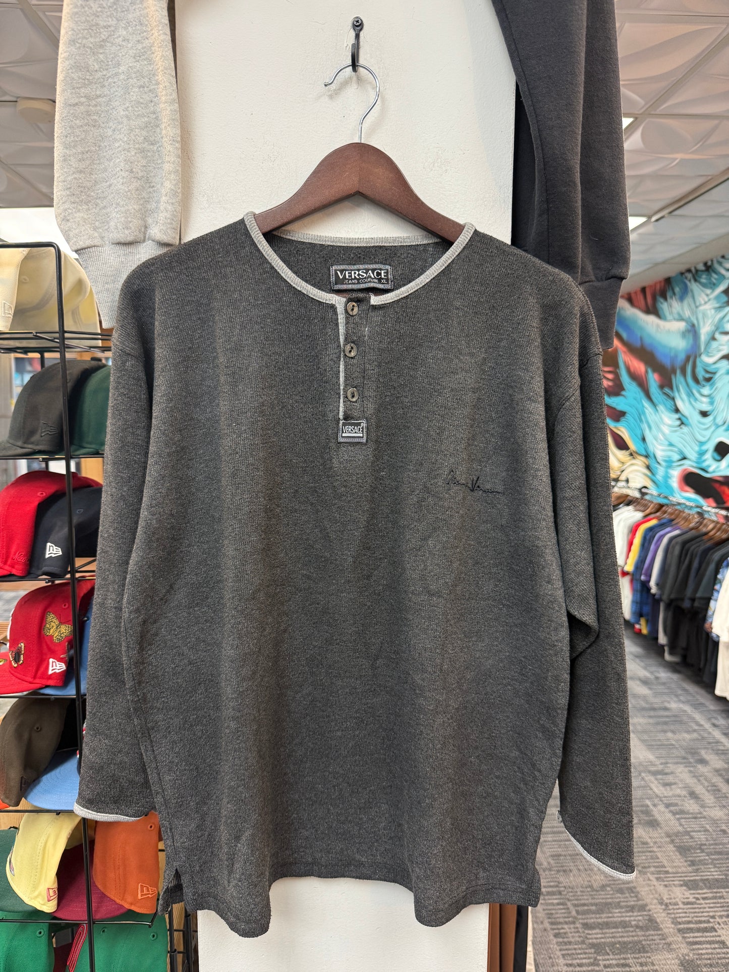 Vintage Versace Henley Shirt