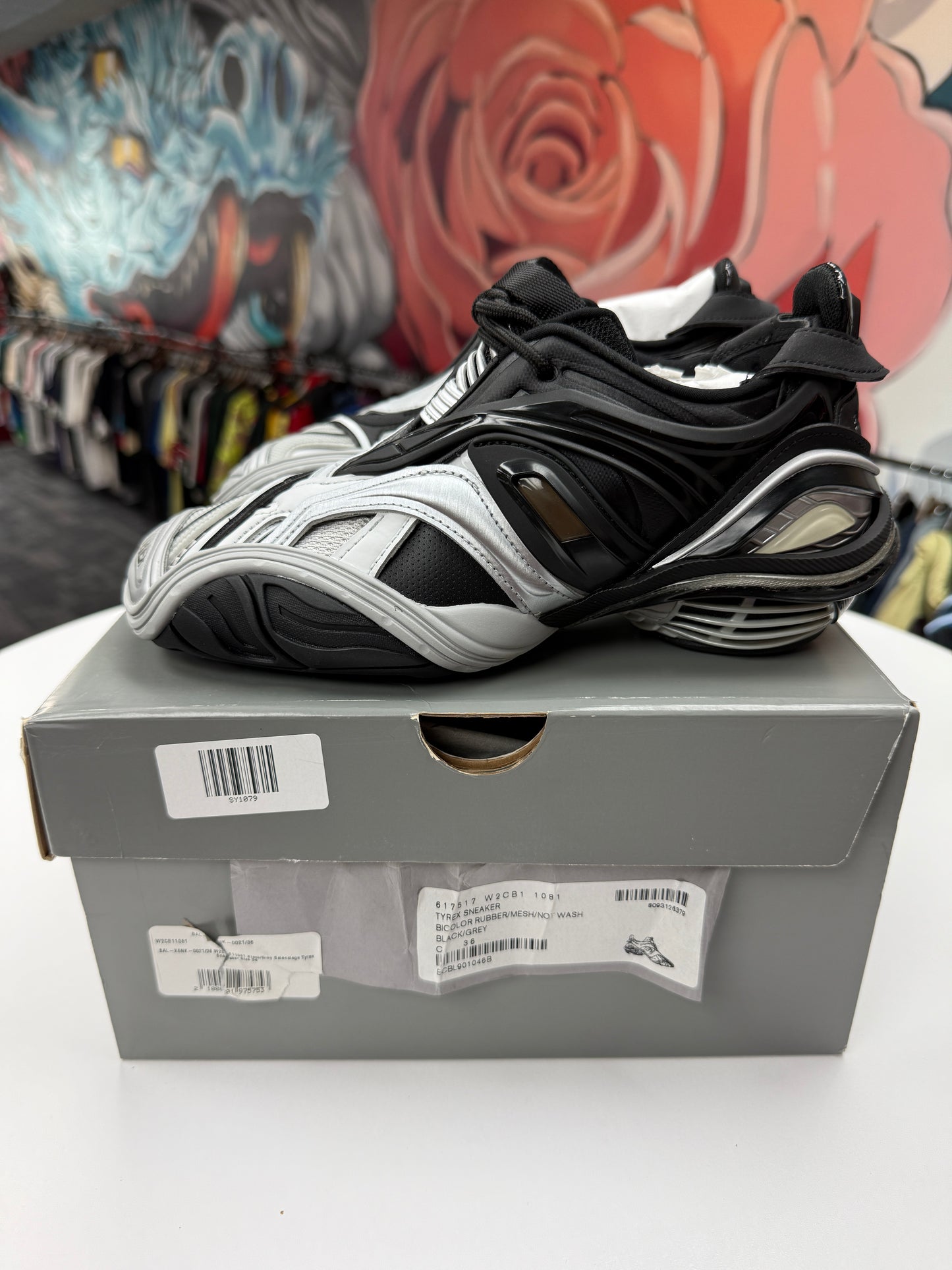 New Balenciaga Tyrek Black Grey