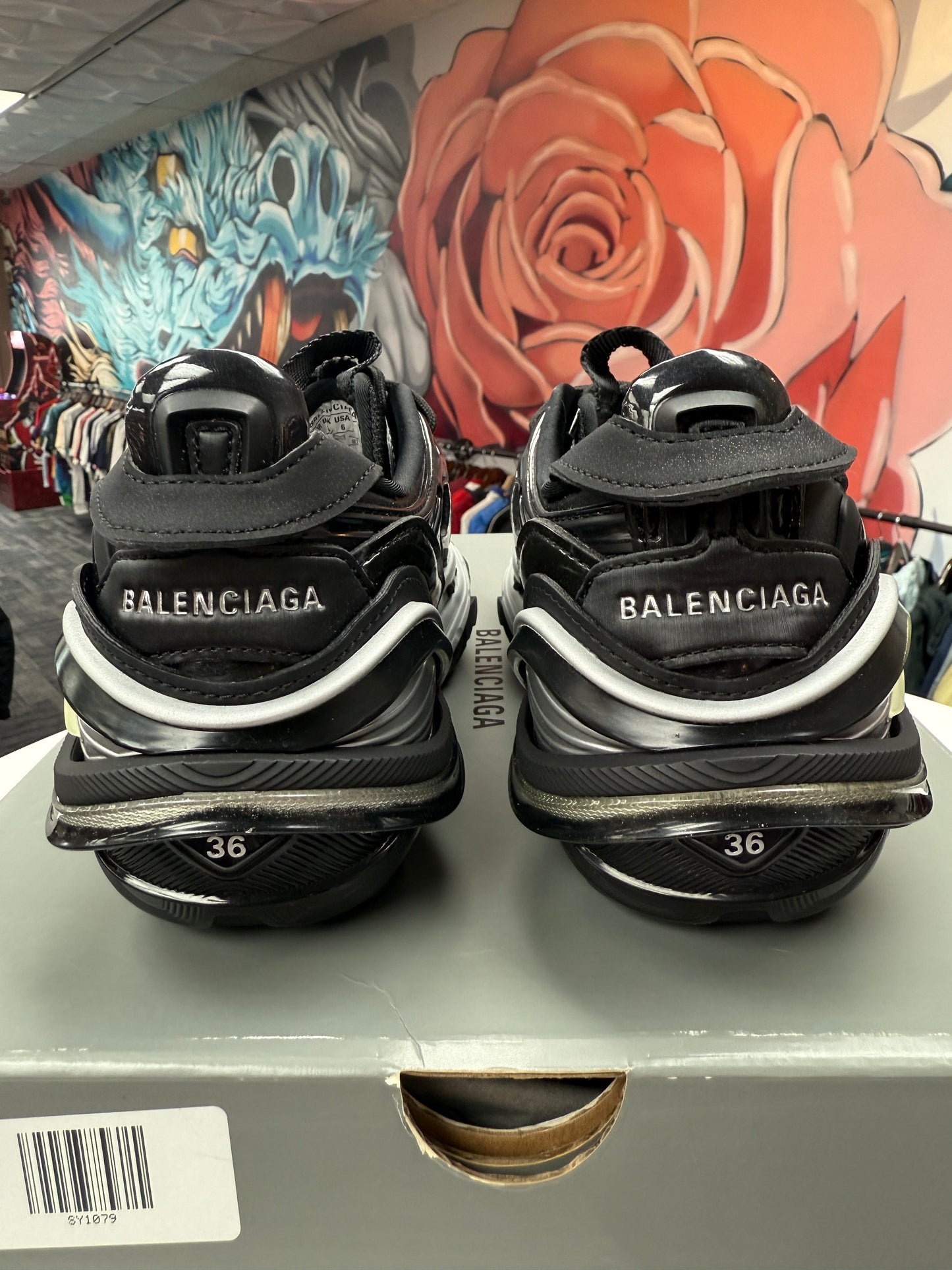 New Balenciaga Tyrek Black Grey