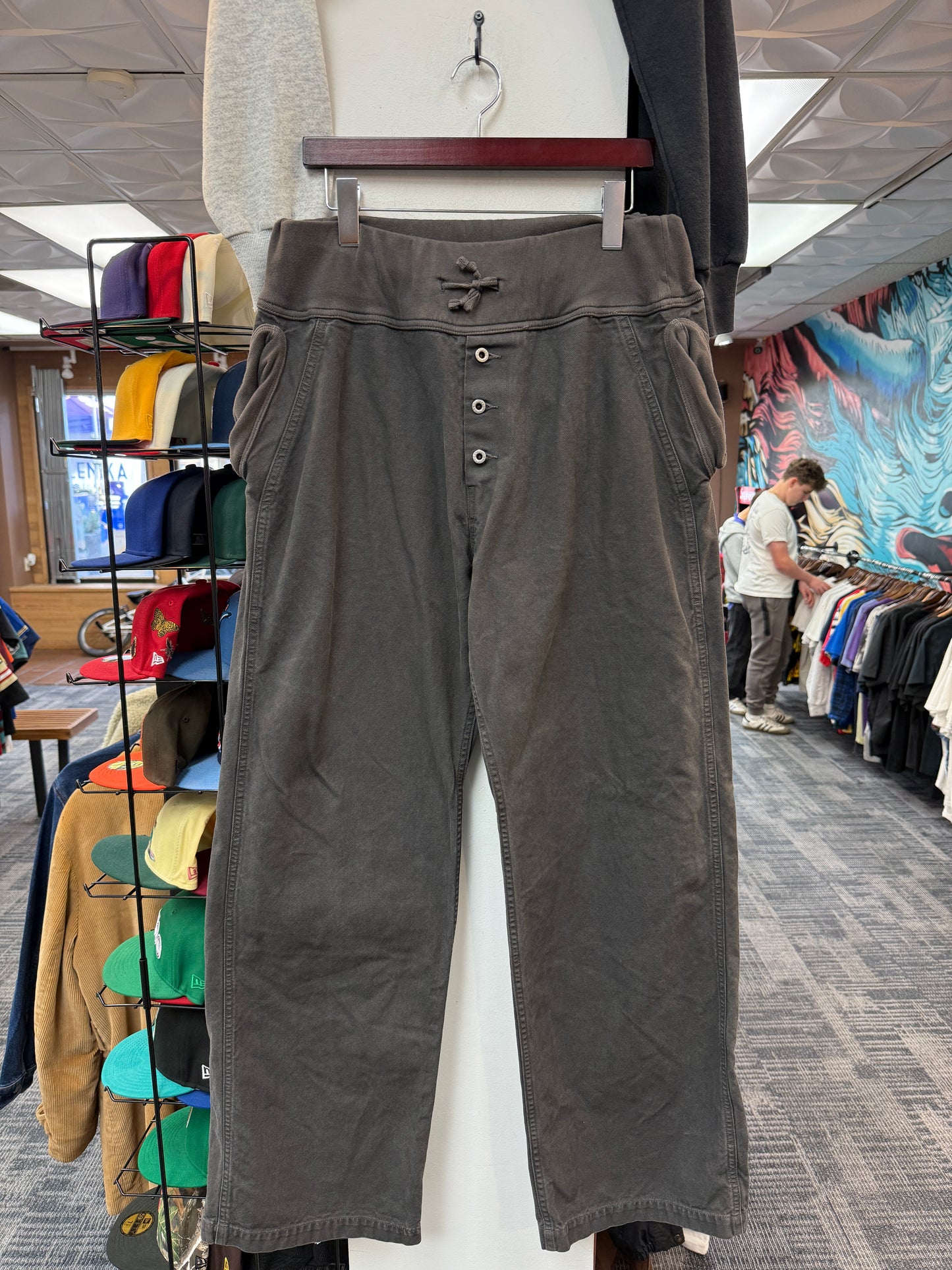 Kapital Nouvelle Grey Canvas Pants