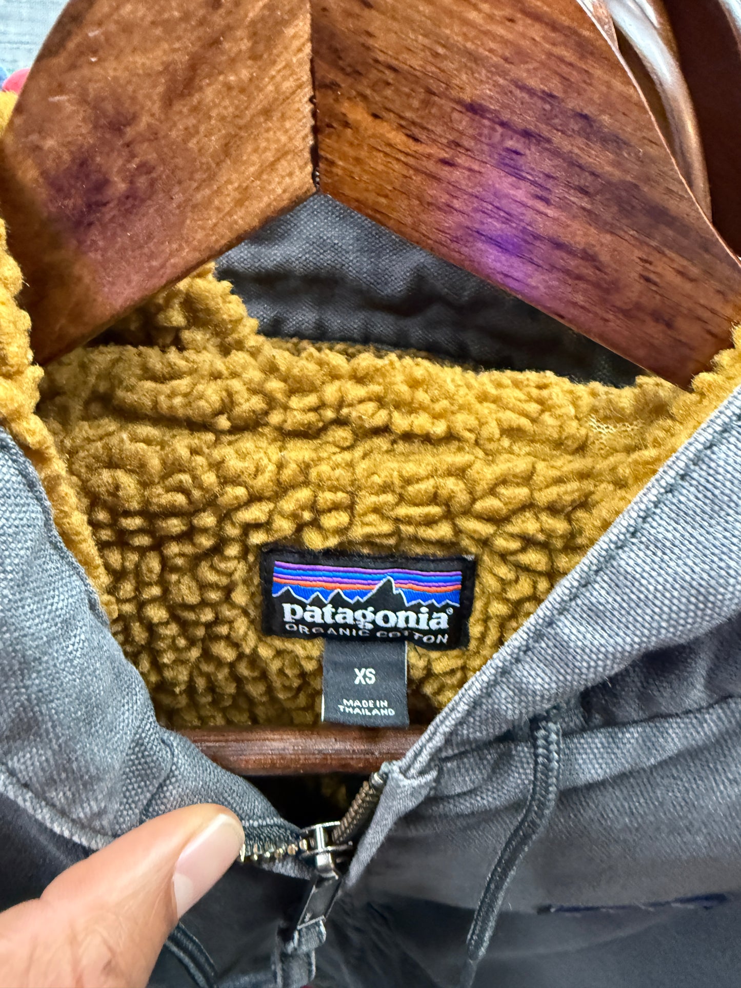 Patagonia Fleece Lined Hooded Jacket