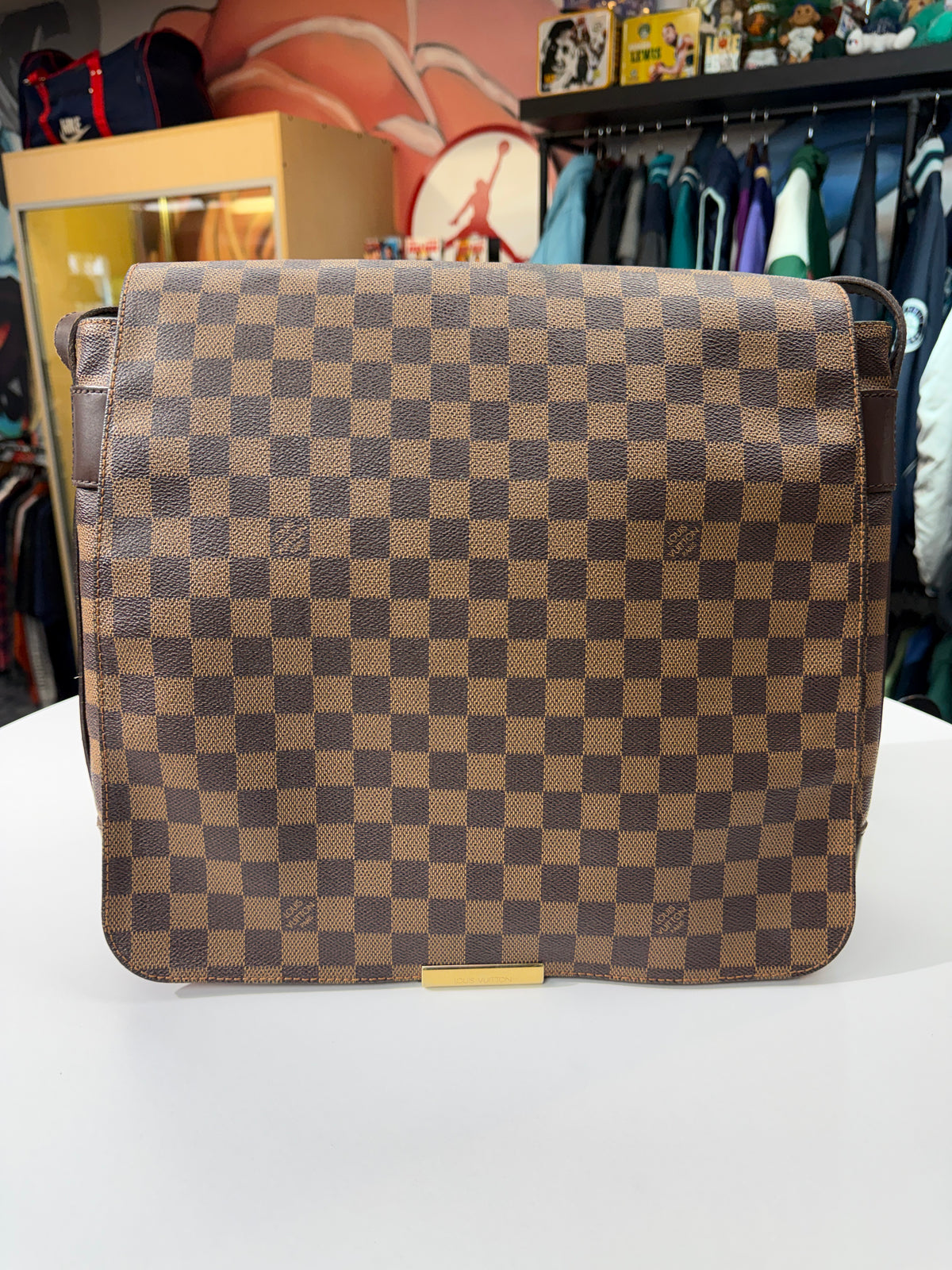 LV Bastille Damier Ebene Messenger Bag