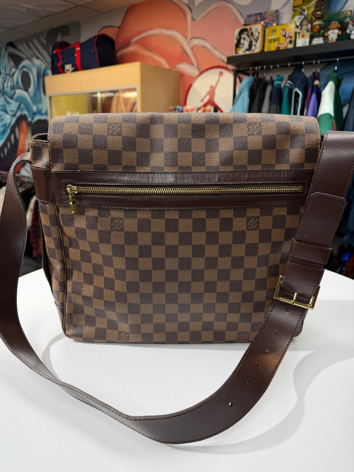 LV Bastille Damier Ebene Messenger Bag