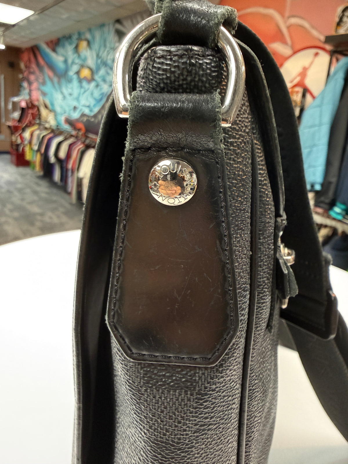 LV Damier Graphite Daniel Messenger Bag