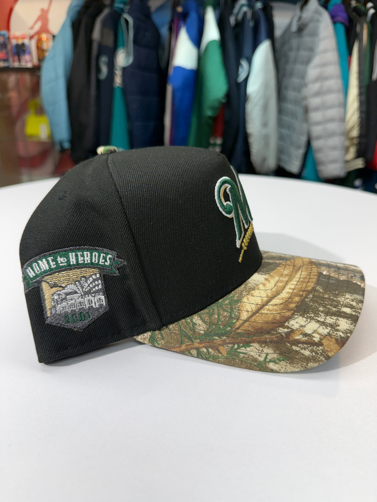 Milwaukee Brewers Camo Brim Snap