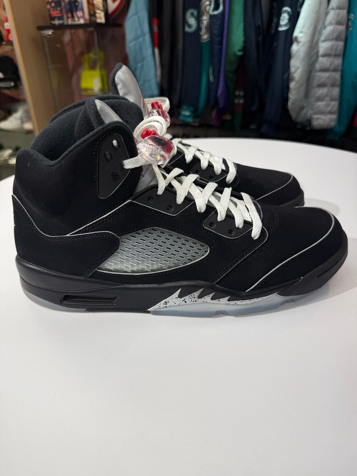 Preowned Reimagined Black Metallic Jordan 5