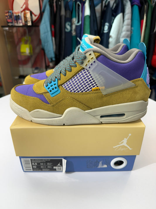 Preowned Desert Moss Union Jordan 4