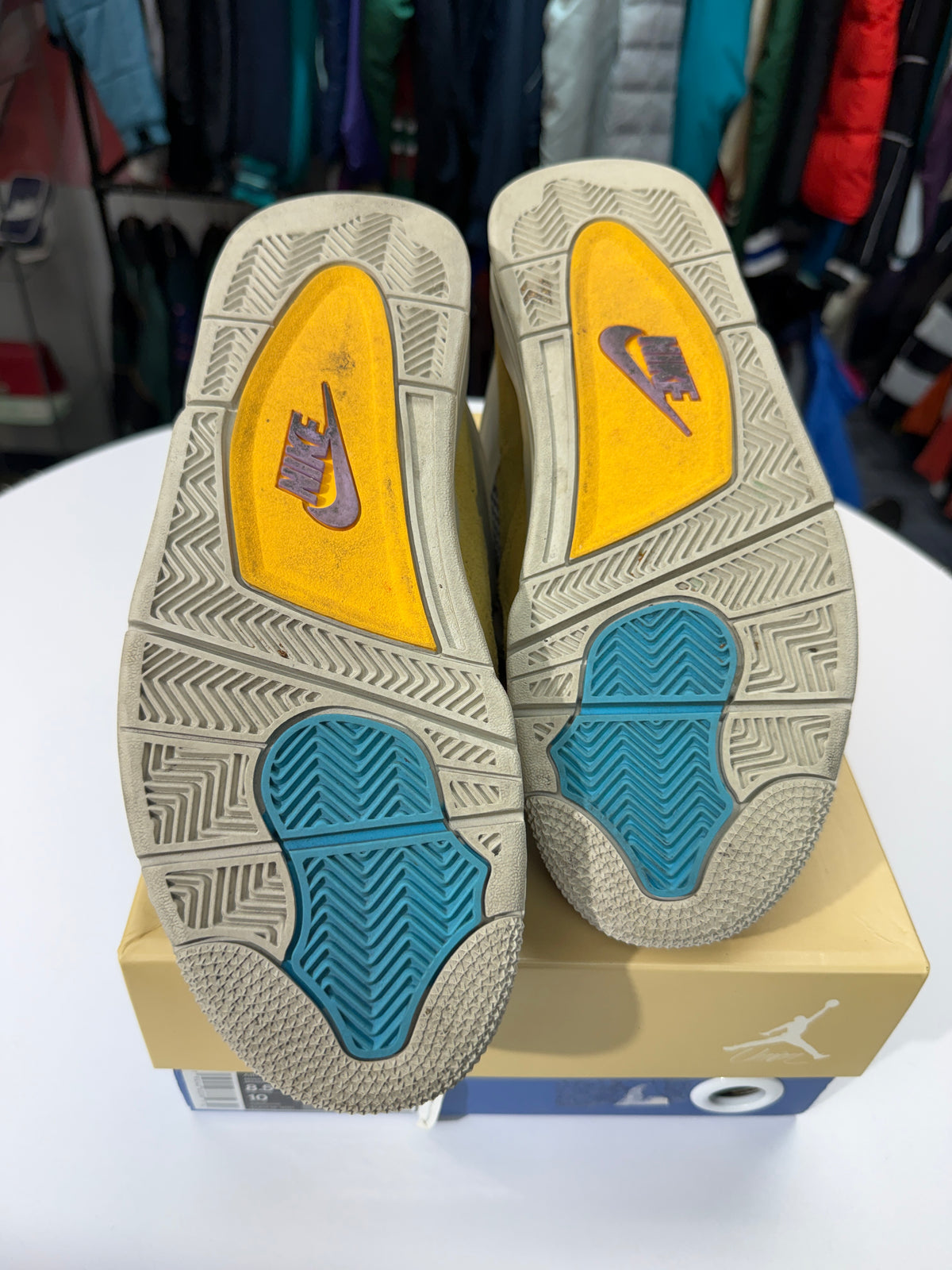Preowned Desert Moss Union Jordan 4