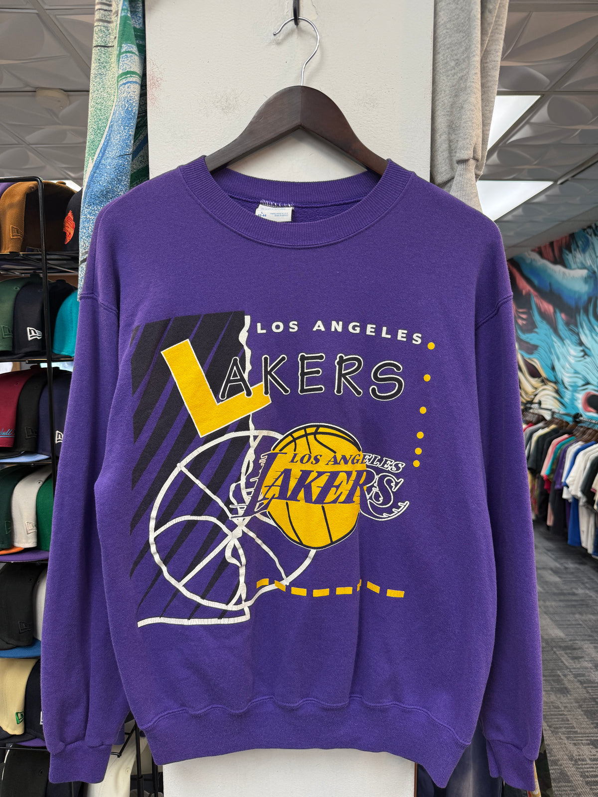 Vintage Lakers Purple Crewneck