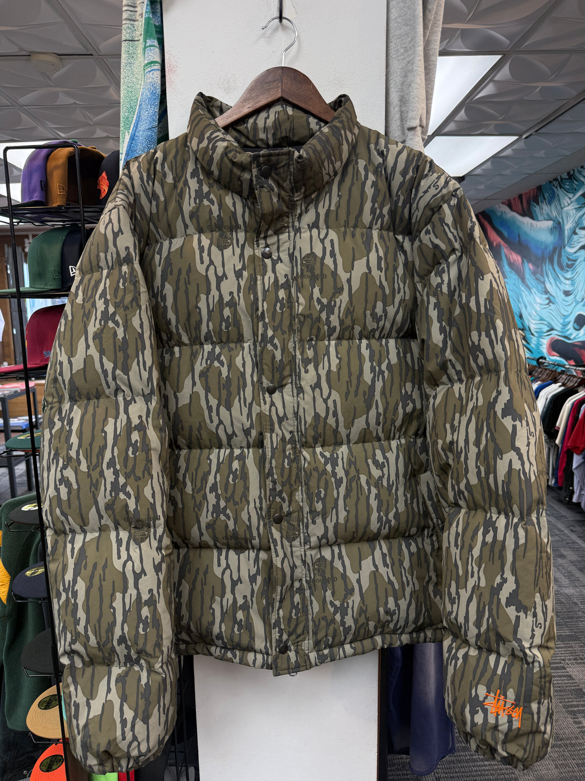 Stussy X Mossy Oak Down Puffer