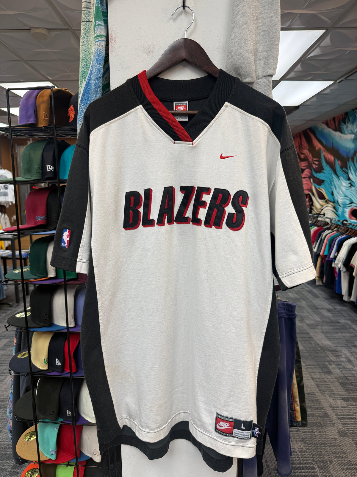 Vintage Blazers Warm-Up Shooting Shirt