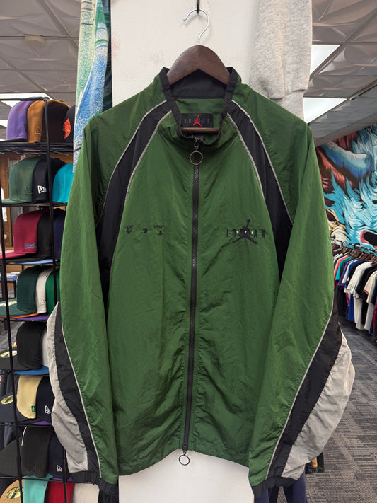 Off-White x Jordan Forest Green Track Jacket