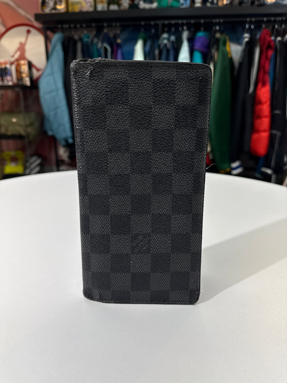 LV Damier Graphite Brazza Wallet