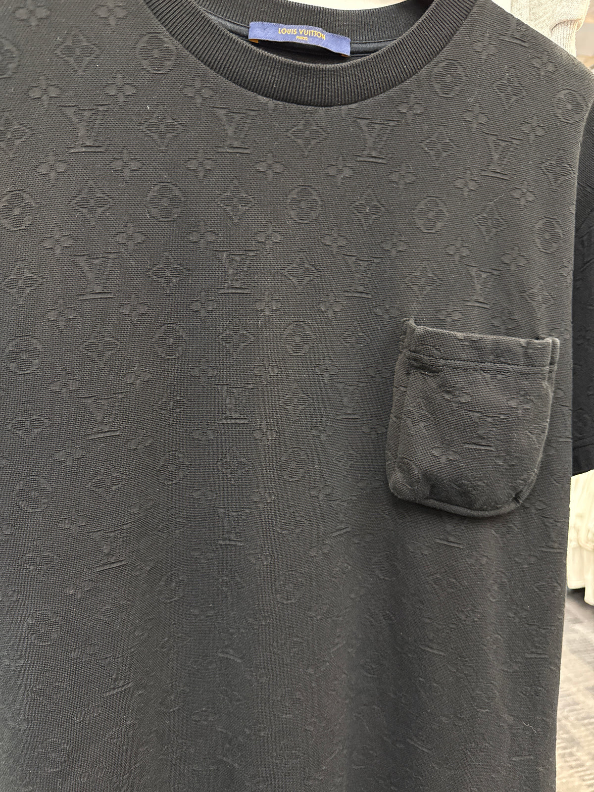 LV Monogram Piqué Pocket Tee