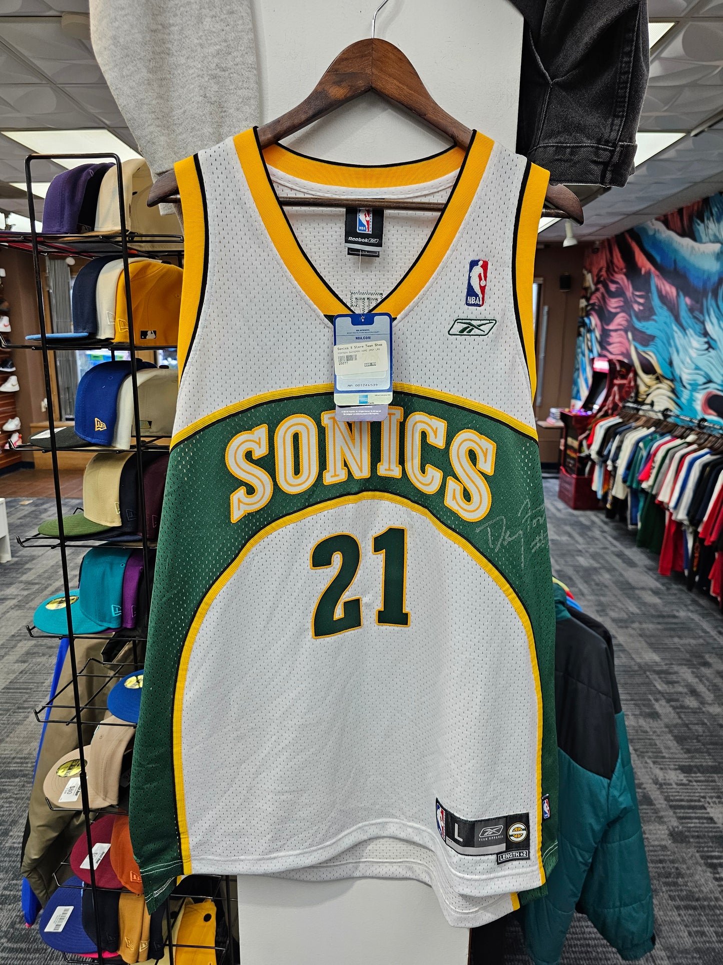 New Reebok Sonics GP Jersey